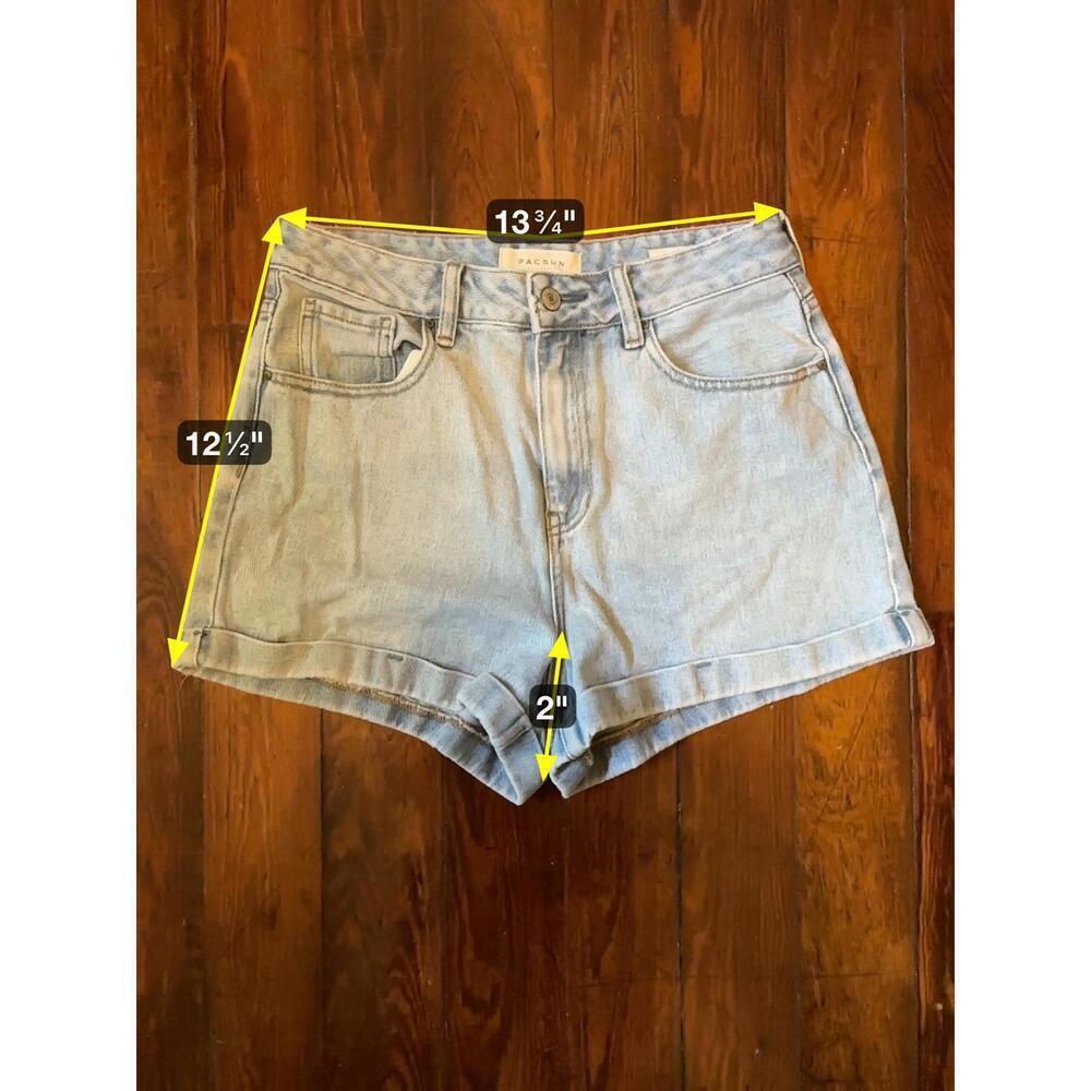 PACSUN Women's Mom Short Denim Shorts Size 28 - Picture 4 of 4